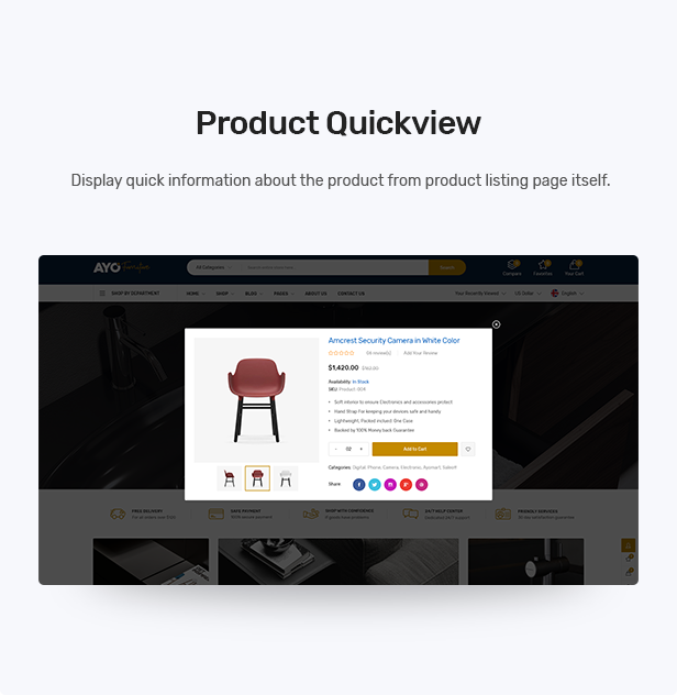 Ayo – Responsive Elementor WooCommerce Theme