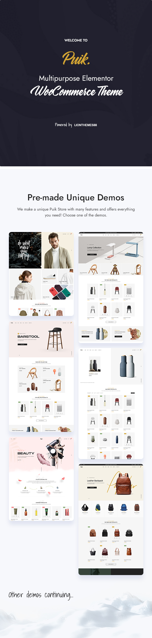 Puik – Elementor WooCommerce Theme