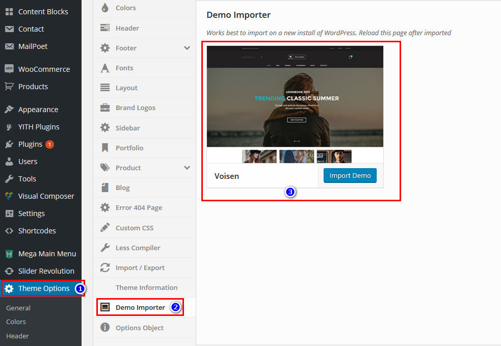 Complex to import data