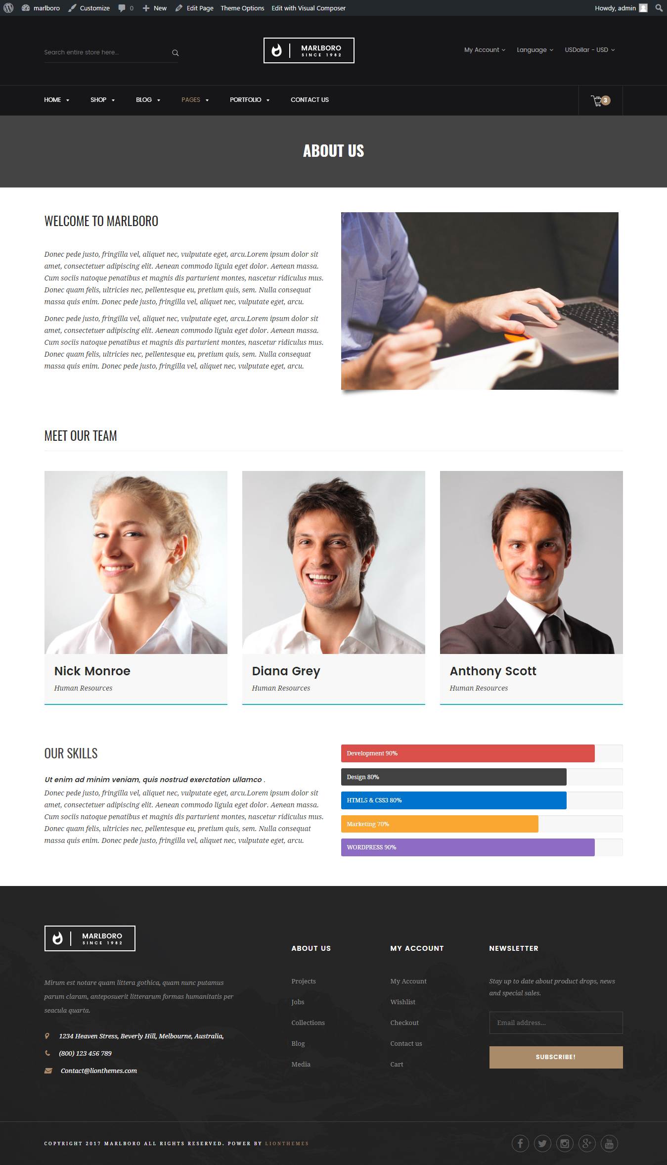 Contact Page