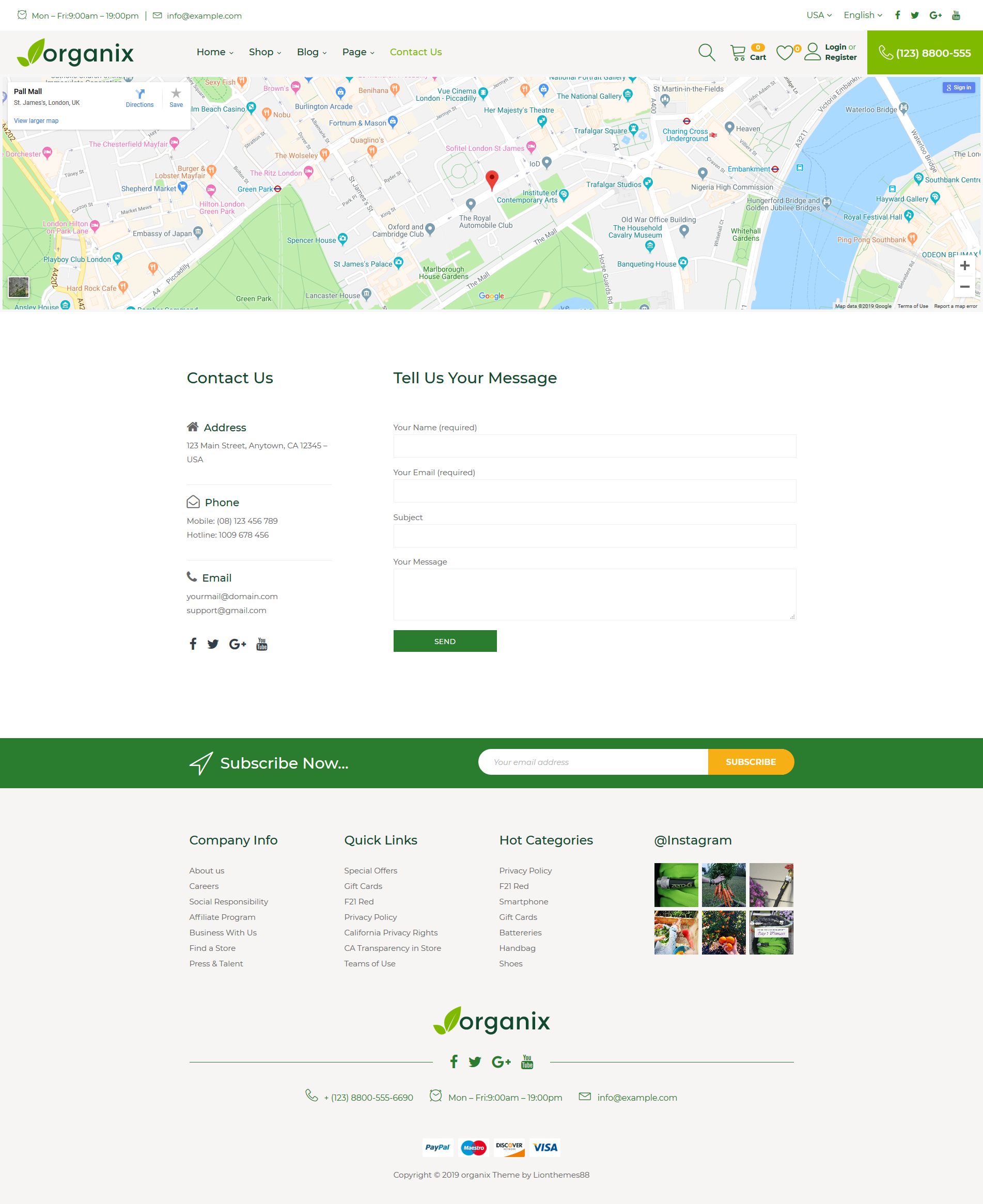 Contact Page