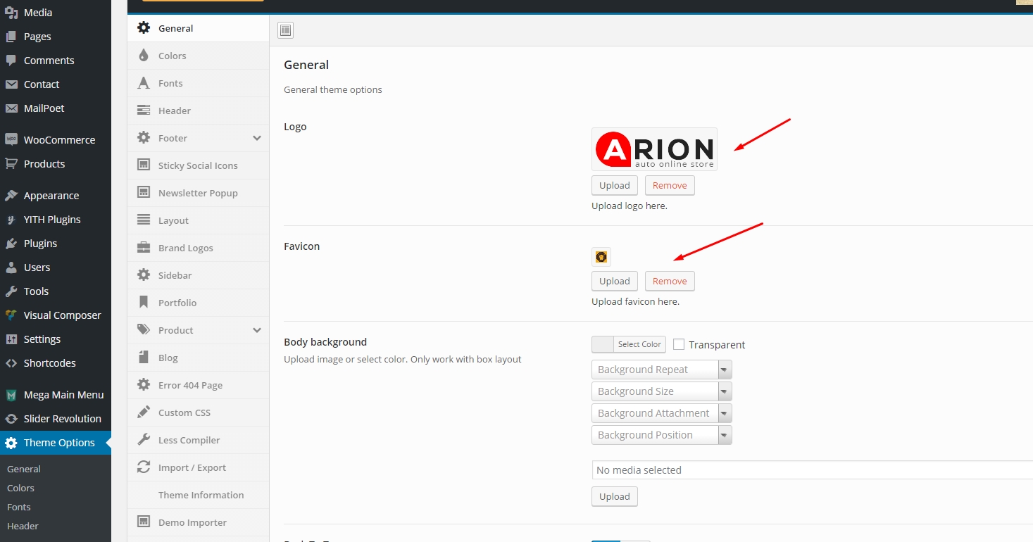 Logo & Favicon