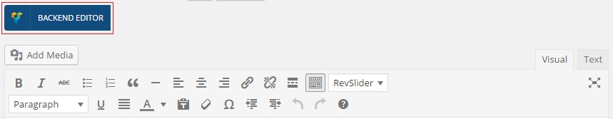 Visual Composer Button