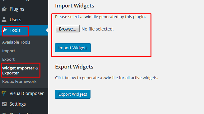 Oneclick to import data
